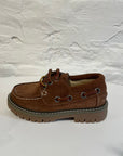 Boat shoes - suede brown