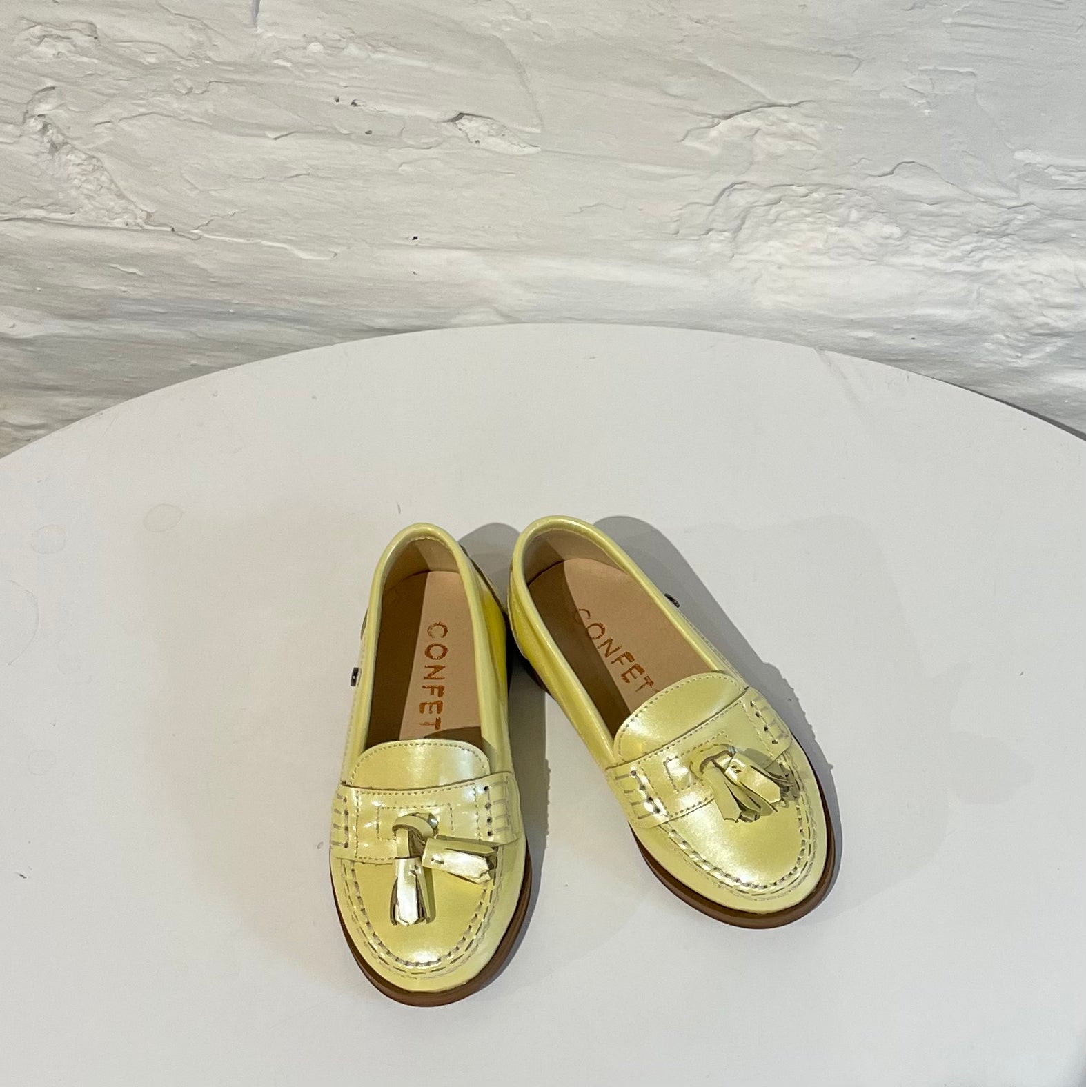 Loafers with tassel - butter