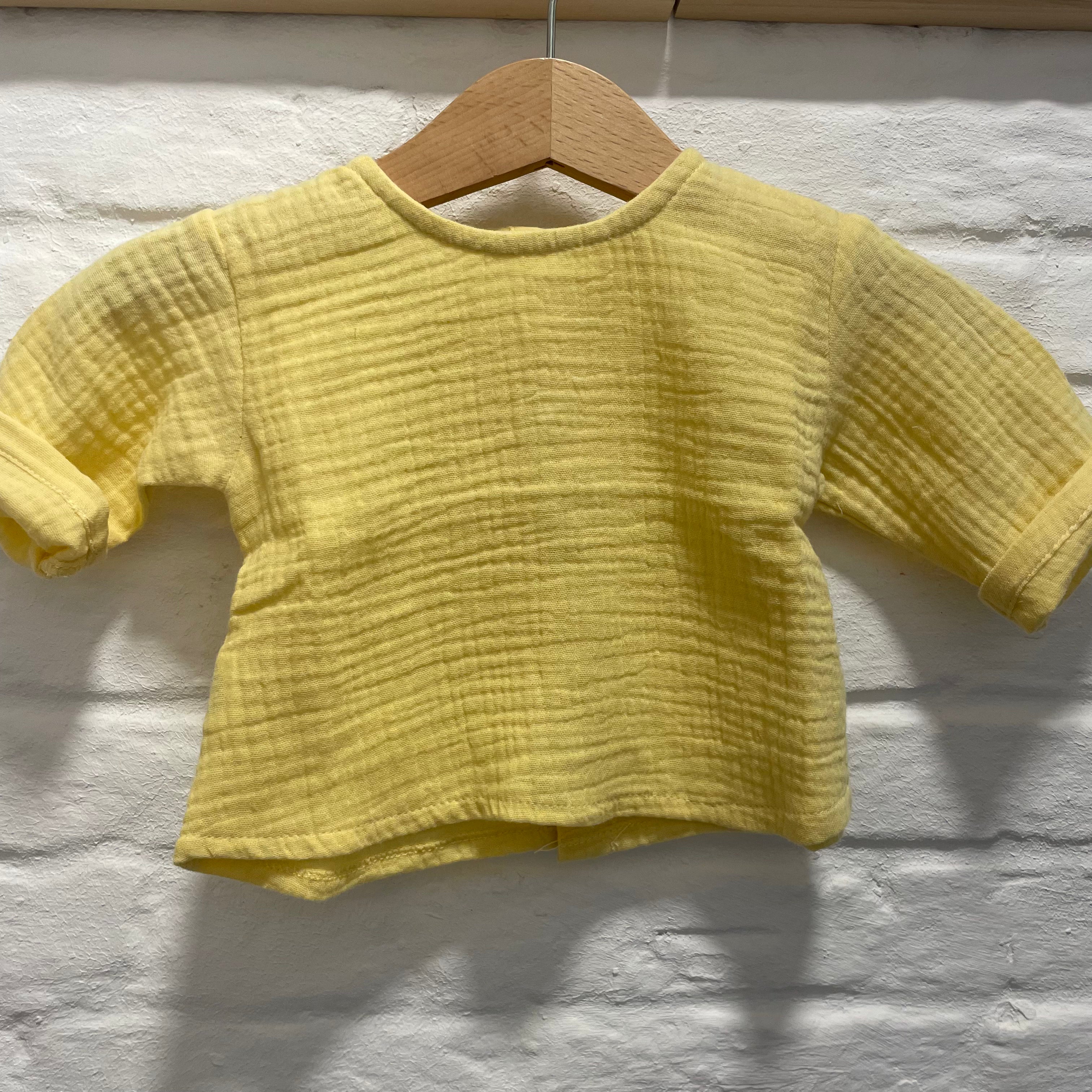 Pequeno tocon - muslin top - yellow