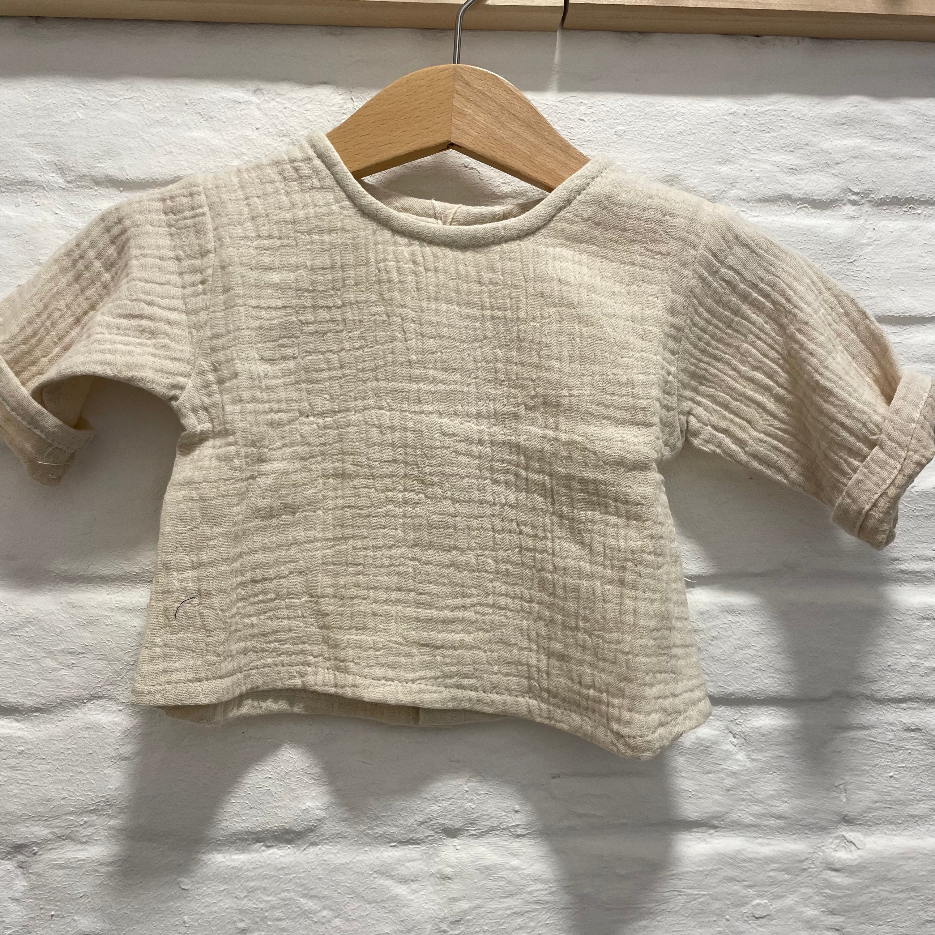 Pequeno tocon - muslin top - natural