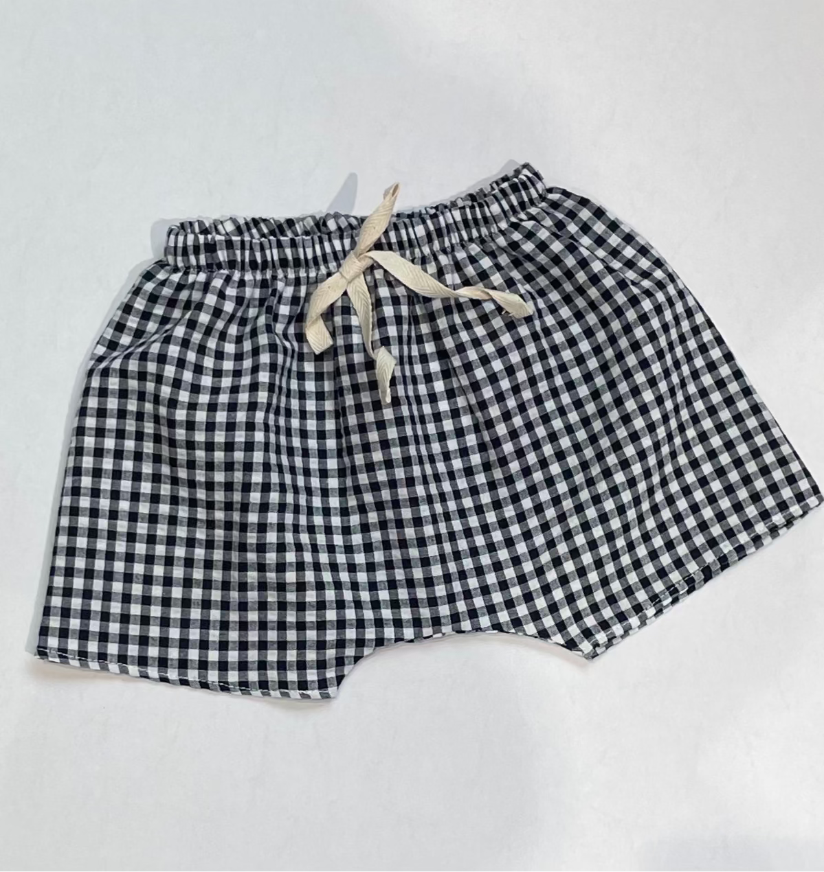 Pequeno tocon - vichy shorts - navy