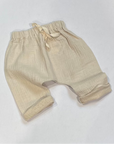 Pequeno tocon - muslin trousers - natural