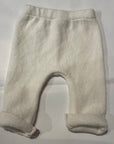 Pequeno tocon - 2063 - wool pointelle cardigan - natural