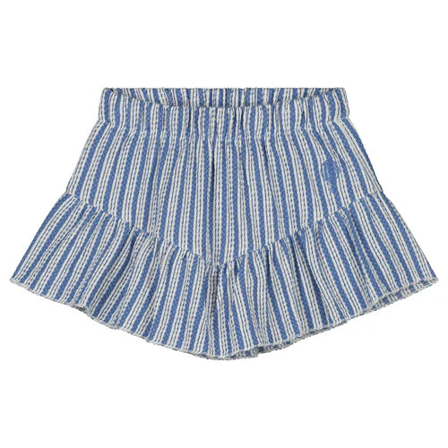 Charlie Petite - ines short - blue/white stripes