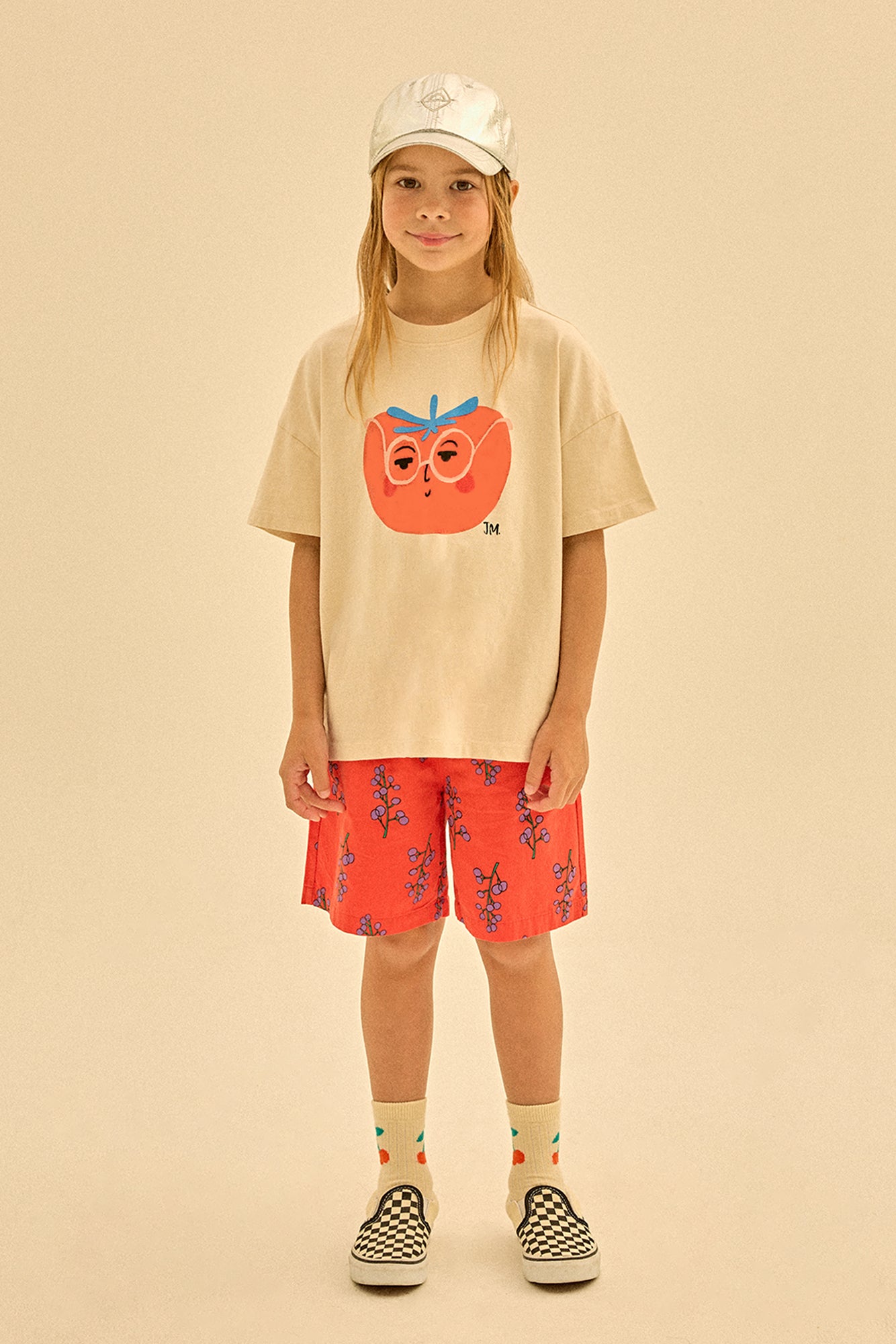 Jelly Mallow - tomato light beige t-shirt