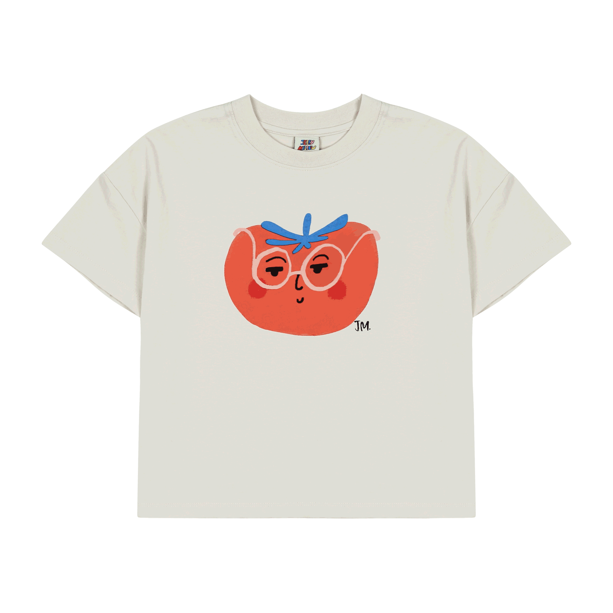 Jelly Mallow - tomato light beige t-shirt