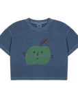 Jelly Mallow - apple pigment crop t-shirt