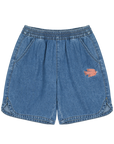 Jelly Mallow - bird denim shorts