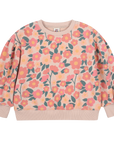 Jelly Mallow - coral flower sweatshirt