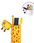Legami - 2 in 1 silicone pencil case - kawaii - giraffe