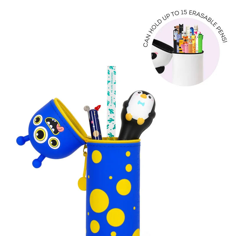Legami - 2 in 1 silicone pencil case - kawaii - monster