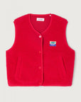 American Vintage - hoktown teddy bodywarmer - strawberry