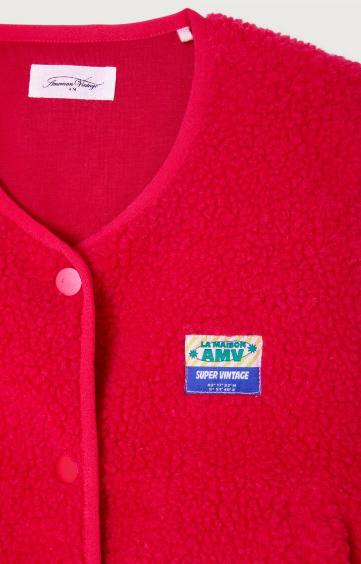 American Vintage - hoktown teddy bodywarmer - strawberry