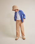 Buho - kids - voile shirt - royal blue