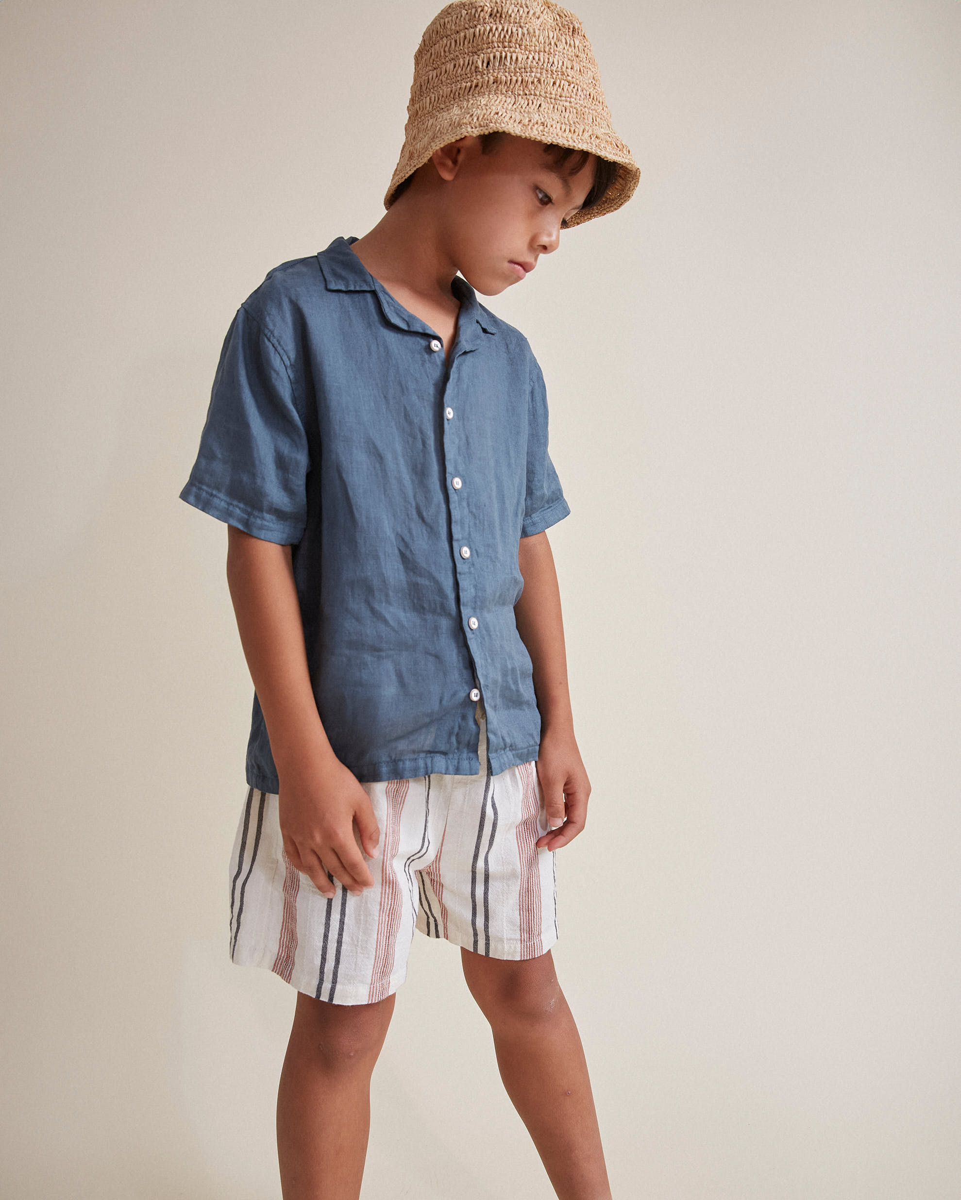 Buho - kids - etnic bermuda - stripes