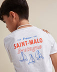 Buho - kids - saint malo t-shirt - white