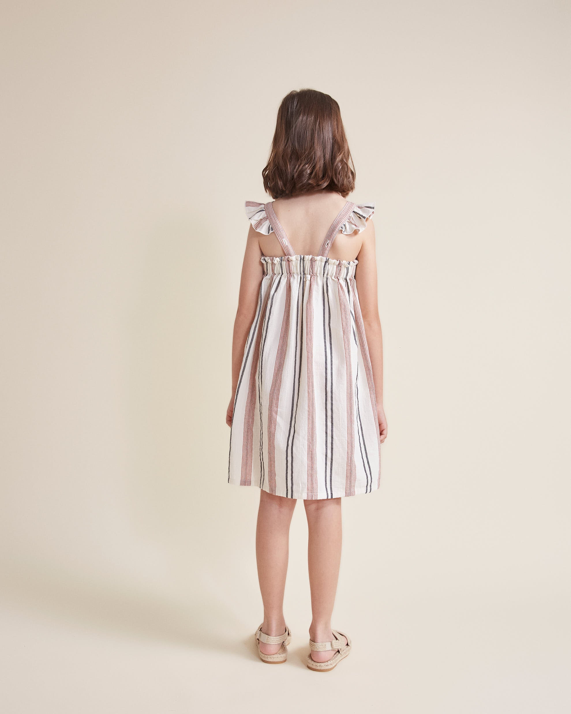 Buho - kids - etnic dress - stripes