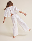 Buho - kids - embroidery blouse - ivory