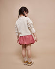 Buho - kids - lurex cardigan - natural