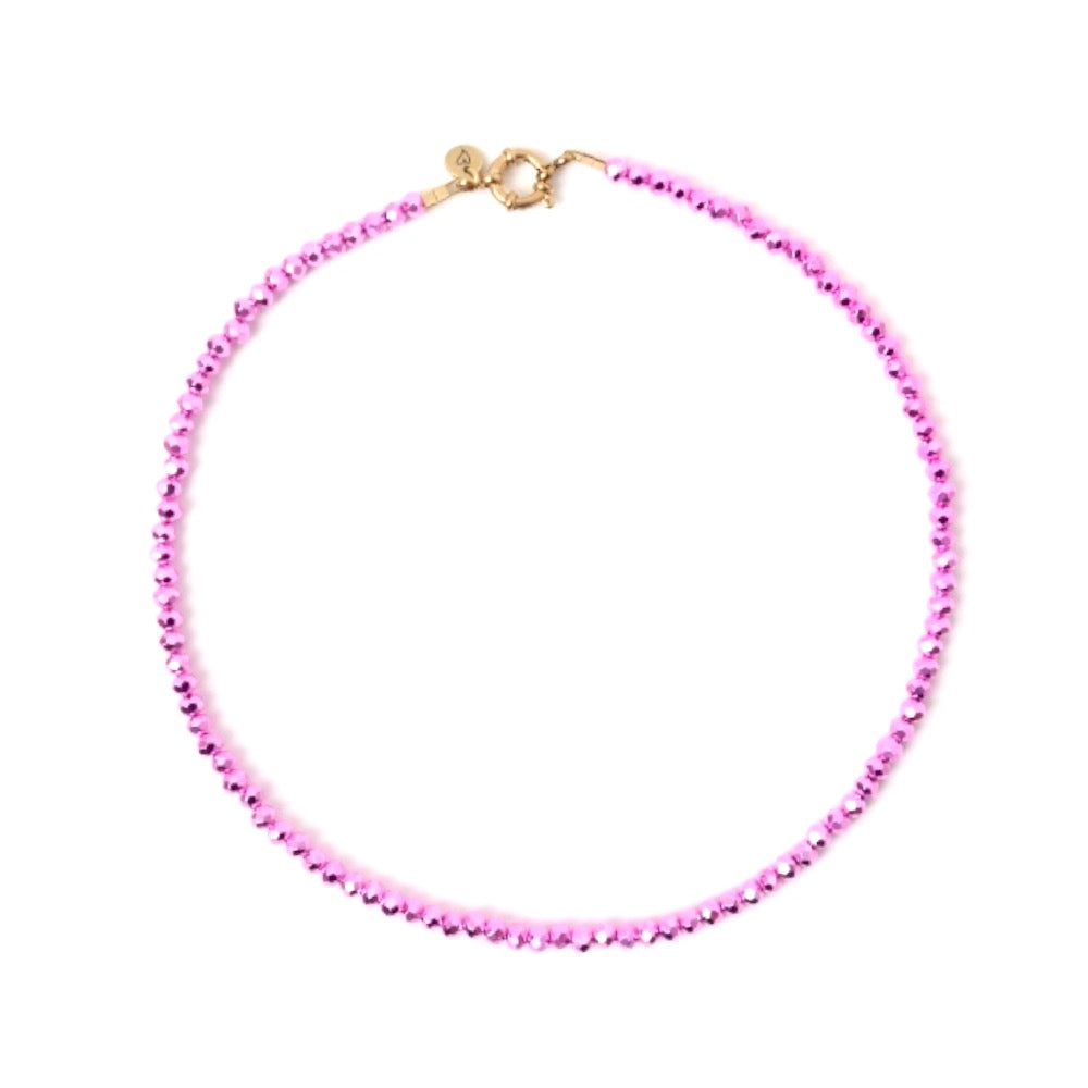 Loveissue - necklace - sparkle pink