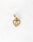 Loveissue - charm - gold heart smiley