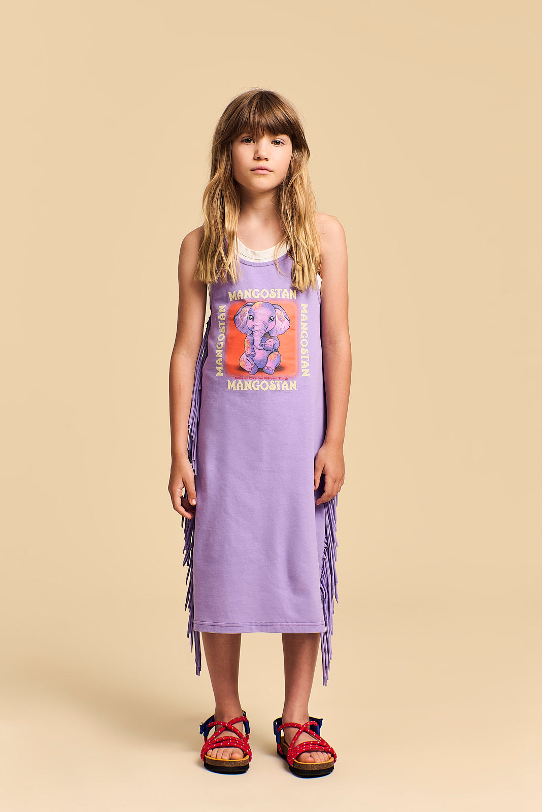 Maison Mangostan - sweet elephant dress - lilac