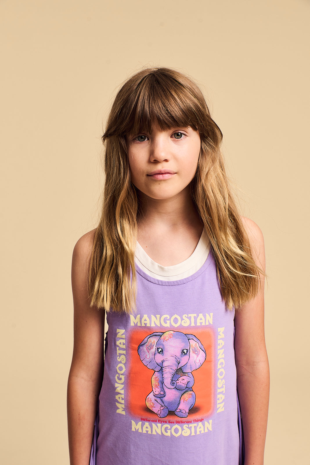 Maison Mangostan - sweet elephant dress - lilac