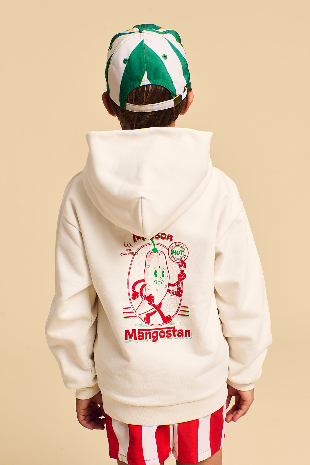 Maison Mangostan - hot hoodie - cloudy white