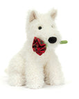 Jellycat - Munro scottie dog love you