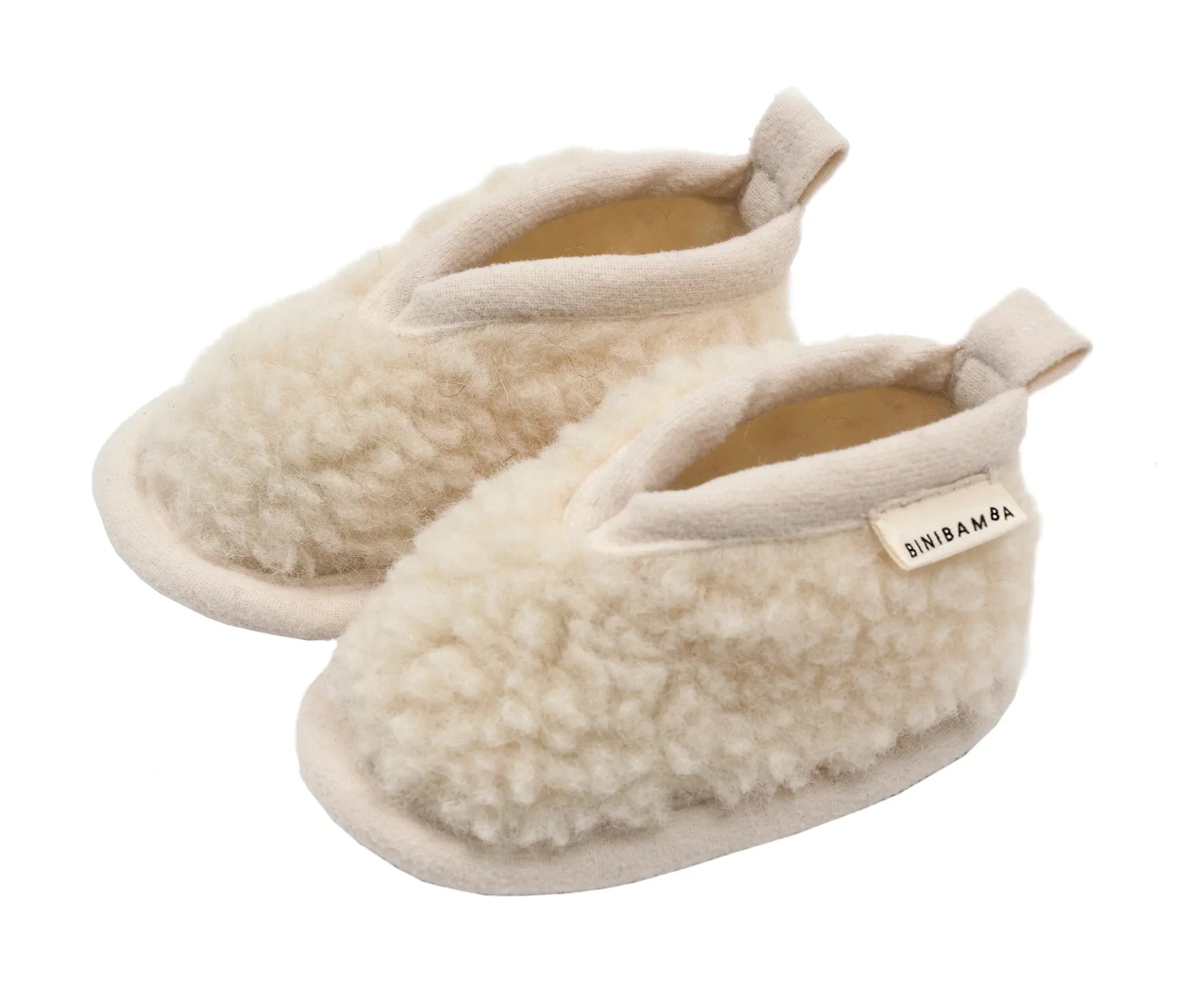 Binibamba - Sheepskin Booties - Milk - Hyggekids