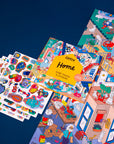 Omy - poster and stickers - home