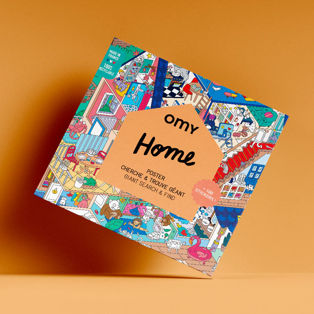 Omy - poster and stickers - home