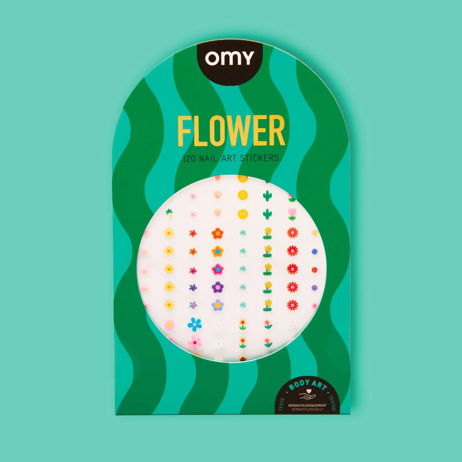 Omy - nail stickers - flower