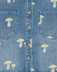 Brunobruno nation - nohr denim shirt - mid blue mushroom