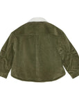 Brunobruno nation - nohr corduroy teddy jacket - dusty olive green