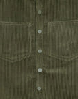 Brunobruno nation - nohr corduroy teddy jacket - dusty olive green