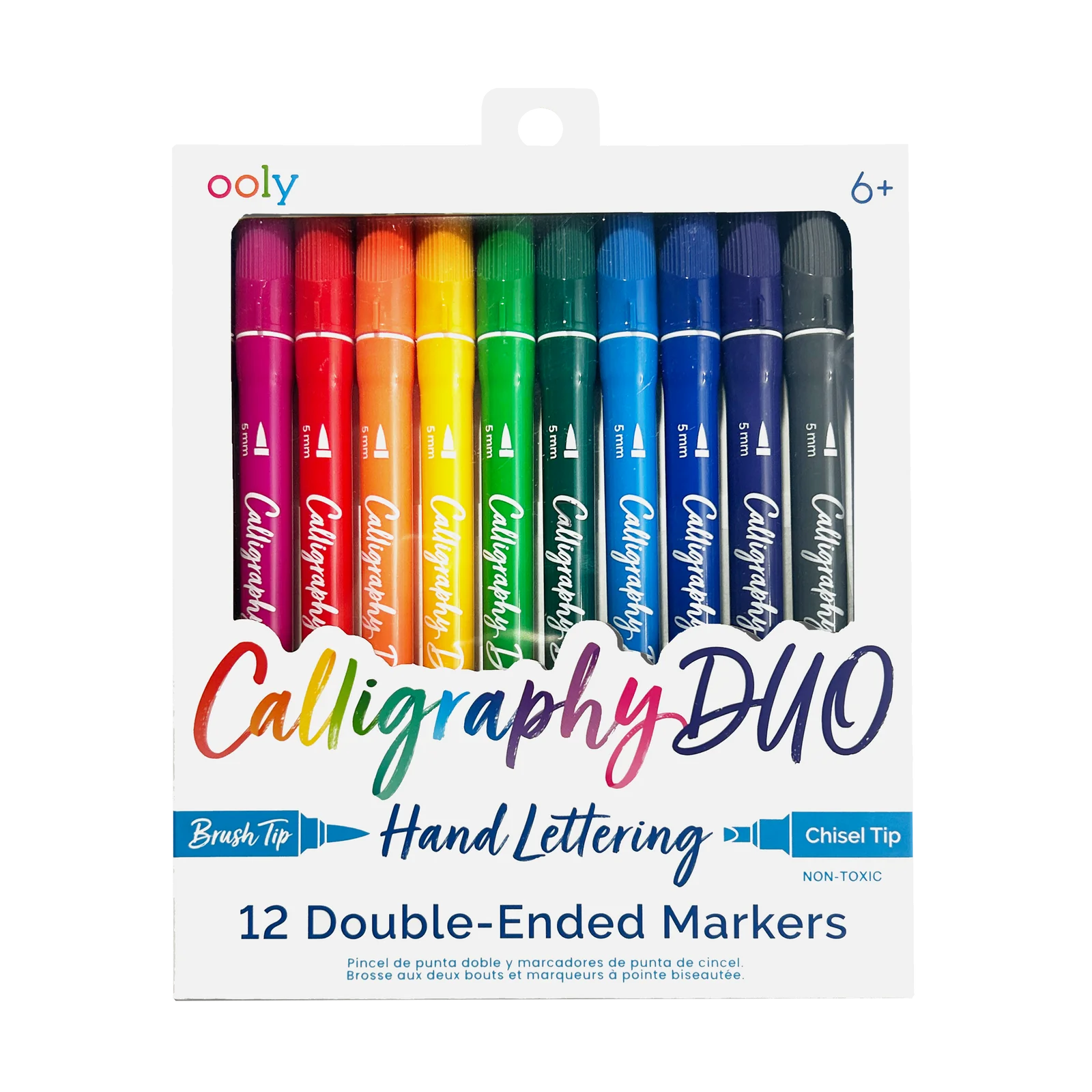 Ooly - calligraphy - 12 double-ended markers