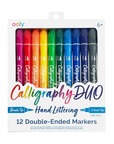 Ooly - calligraphy - 12 double-ended markers