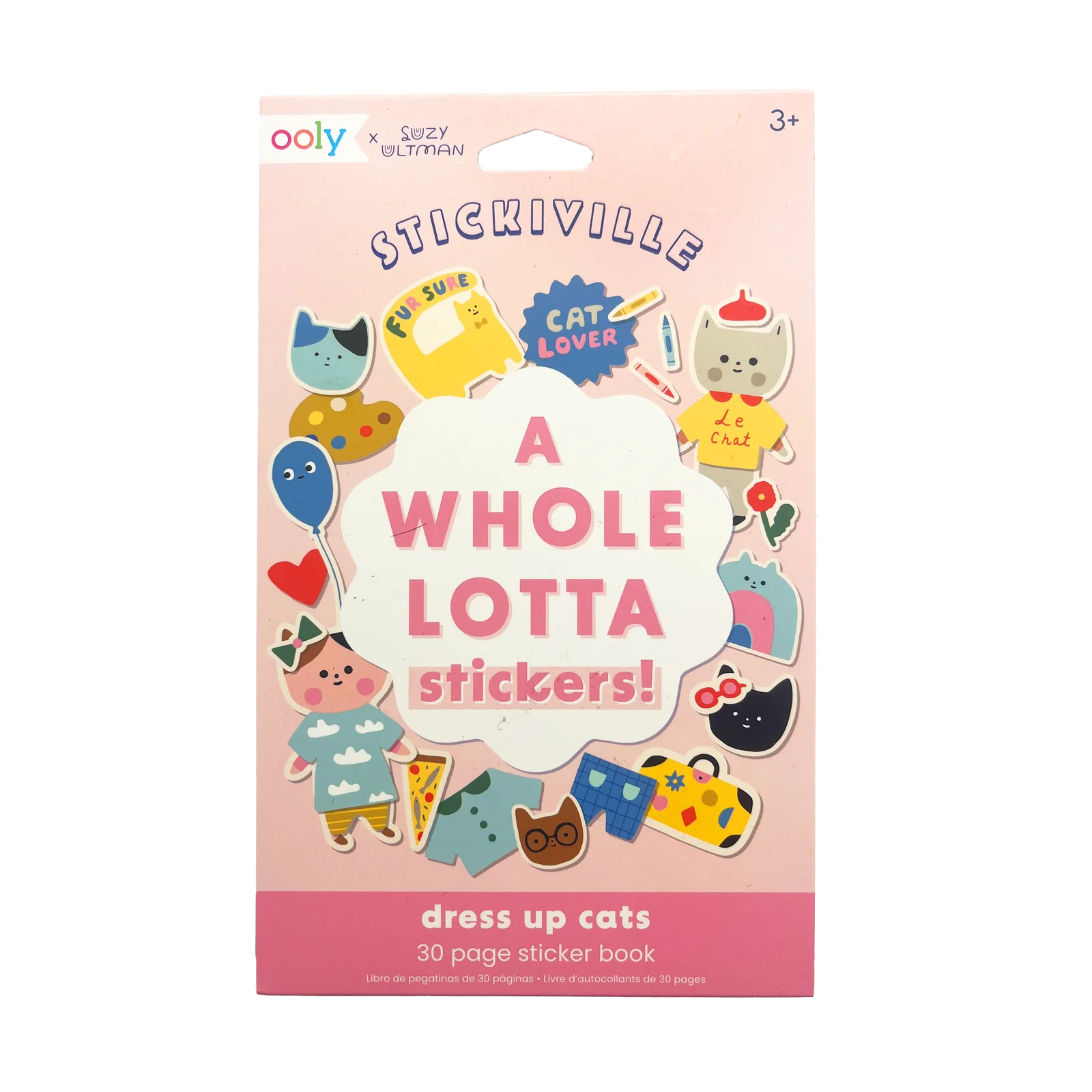 Ooly - stickyville stickers - dress up cats