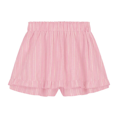 Charlie Petite - olivia skirt short - pink/white stripes