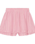 Charlie Petite - olivia skirt short - pink/white stripes