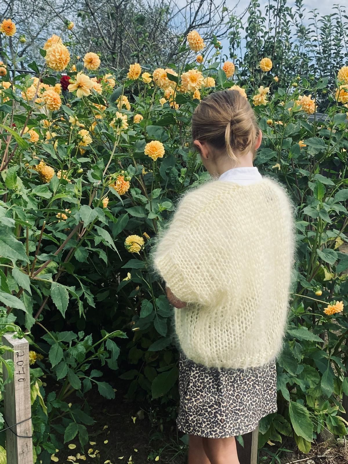 Ariane Knitwear - handmade wool cardigan - yellow