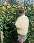 Ariane Knitwear - handmade wool cardigan - yellow