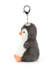 Jellycat - peanut penguin bag charm