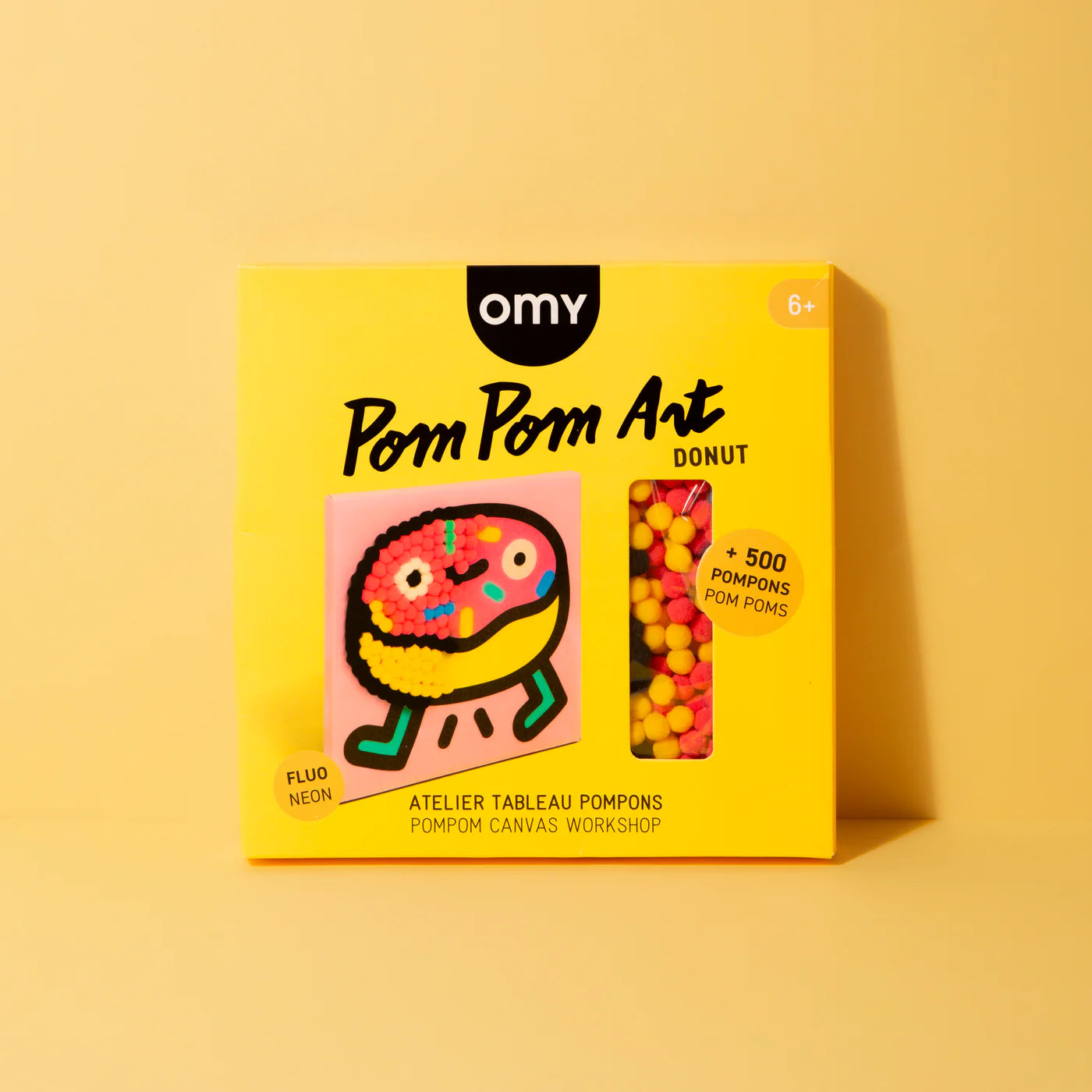 Omy - pom pom art - donut