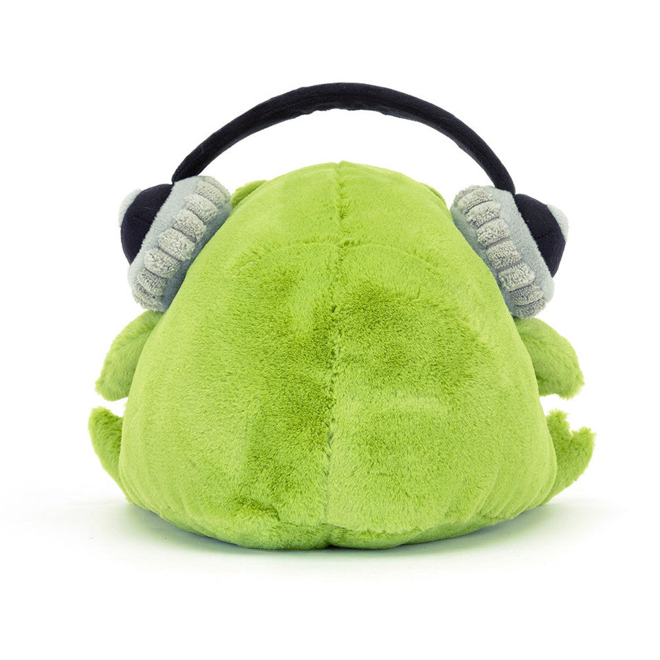 Jellycat - ricky rain frog with headphones