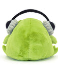 Jellycat - ricky rain frog with headphones