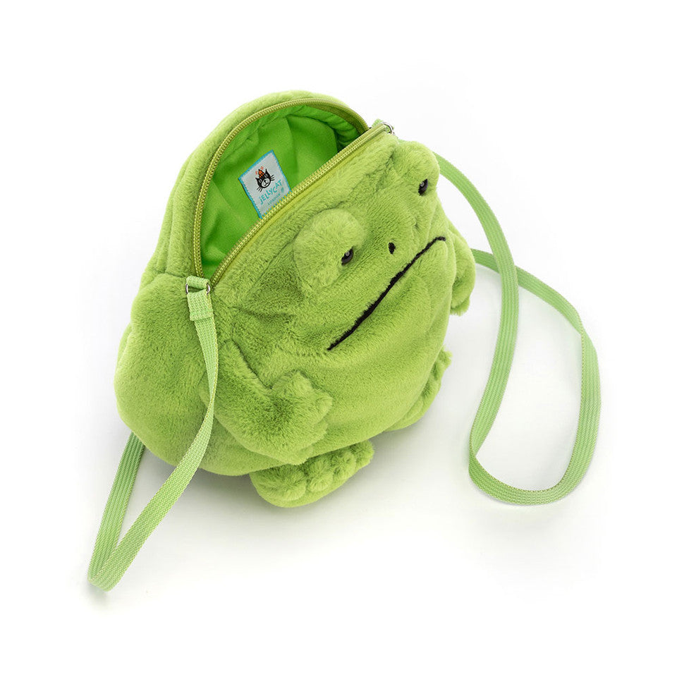 Jellycat - ricky rain frog bag