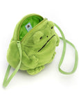 Jellycat - ricky rain frog bag