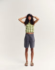 Main Story - ripstop cargo short - iron